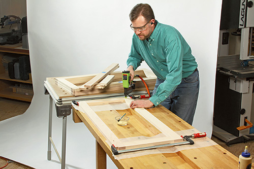 Joinery with short brads