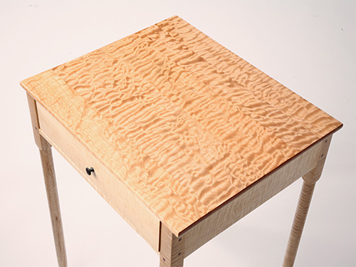 Shaker end table top detail