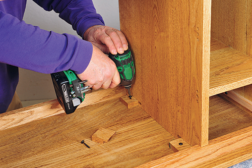 Attaching seating to top portion of storage bench body