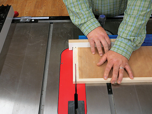Trimming edging for standing desk front panel to fit