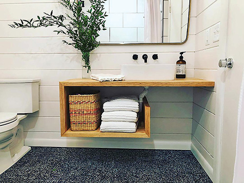 Stevie Estler floating bathroom vanity