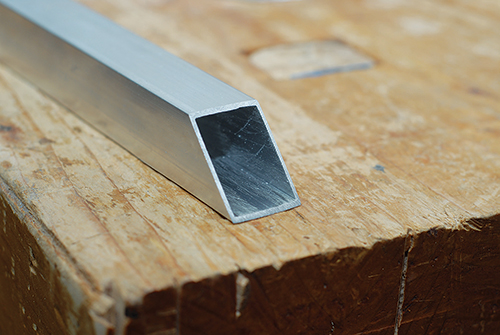 Smoothing out sharp edges of metal table leg