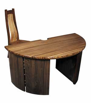 TWDimidiatedOrbicularDeskChair