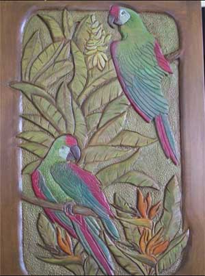 TWGreenWingedParrots