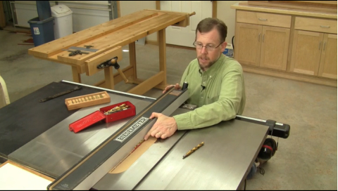 Setting Up Narrow Rip Cuts with Drill Bits