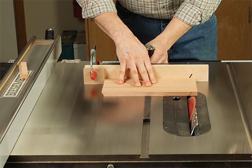 Making diagonal cut for tabletop fire pit fins