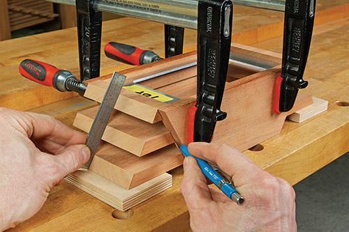 Testing assembly of the stacked layers of tabletop fire pit