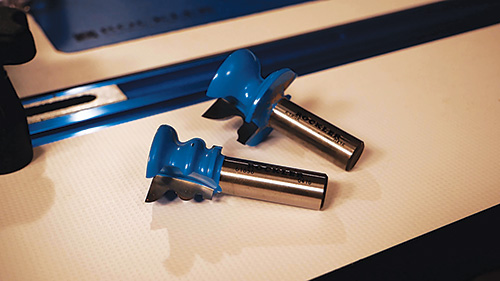 Rockler tambour cutting router bit set