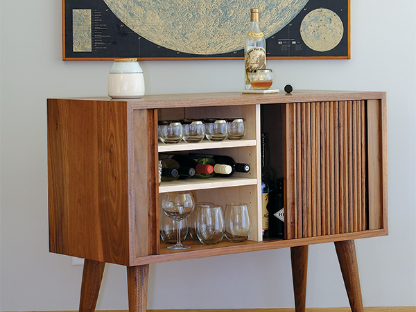 PROJECT: Tambour Console Cabinet