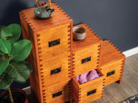 Tansu-inspired chest of drawers
