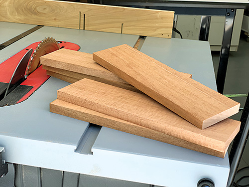 African mahogany planter box parts