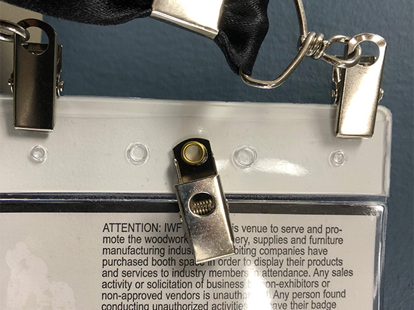 Re-Using Old Badge Holders