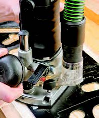 ...and a vac connector that draws debris out of the cutting area.