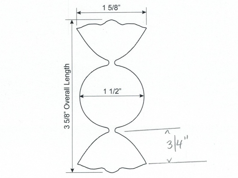 Candy ornament diagram
