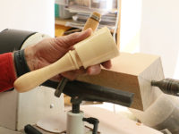 Simple carving mallet made on lathe