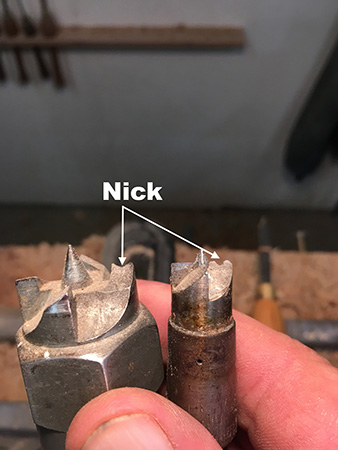 Marked spur drive to allow for easier spindle mounting