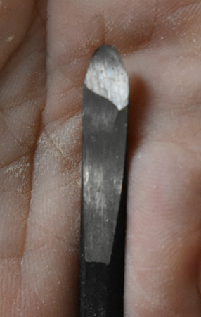 Round nose profile hex wrench scraper