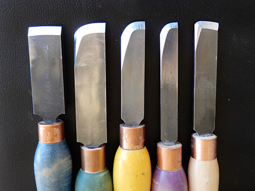 Woodturning scraper collection