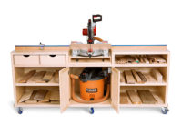 Workshop miter saw station