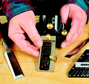 The registration jig that comes with the MkII can be set to a multitude of honing angles to suit multiple sharpening chores.