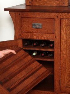 WINECABINET I built this Arts & Crafts-inspired Wine Cabinet back in 2003 for the August issue.