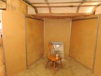 Chair In Spray Booth