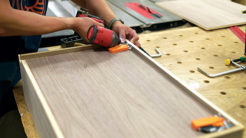 Installing Blum undermount drawer slides