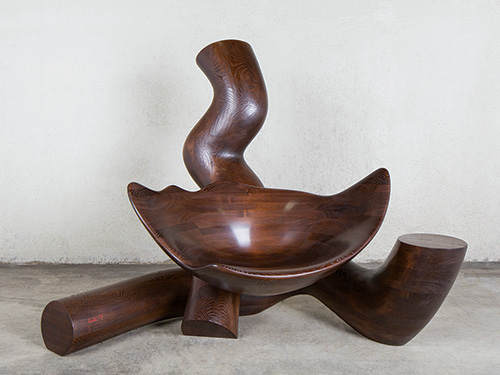 Wendell Castle ash wood art design