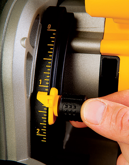 Depth-of-cut is easier to interpret for stateside users, thanks to an Imperial scale.