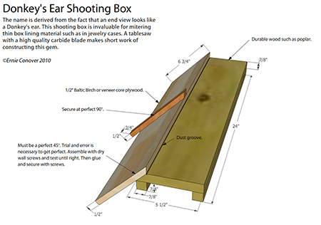 donkey ear shooting board