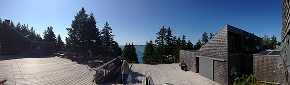 Haystack is on the national register of historic places and was awarded the American Institute of Architects. The architect was Edward Larrabee Barnes.