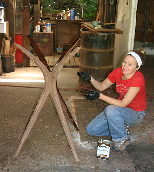 I got to see some of the bases get to the finishing stages!