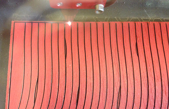 It’s really enjoyable to cut curves, and it’s pretty sweet to have a CNC laser to do some precision work.