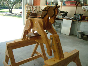 Reader Rocking Horse