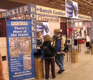 rockler The usual cast of characters were plying their wares on the floor of The Wood Working Show.