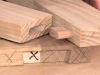 Machine cut mortise joints