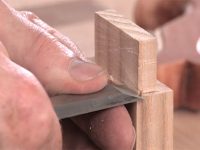 Cutting joinery for small ash table