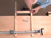 Making tapered table legs