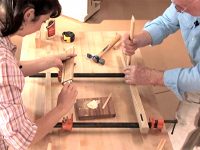 Gluing-up table base